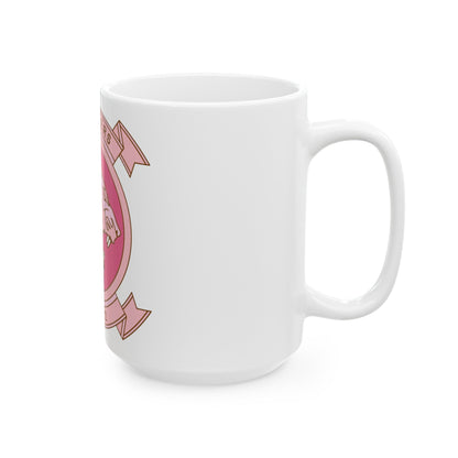 MALS 12 Wives Club PINK (USMC) White Coffee Mug-The Sticker Space