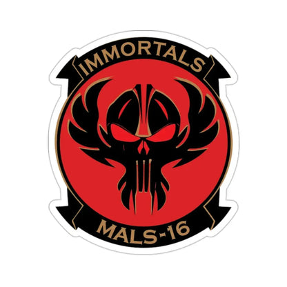 MALS 16 Immortals (USMC) STICKER Vinyl Die-Cut Decal 2 Inch - The Sticker Space