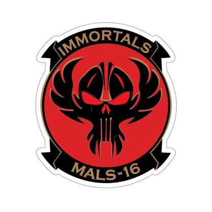 MALS 16 Immortals (USMC) STICKER Vinyl Die-Cut Decal 5 Inch - The Sticker Space