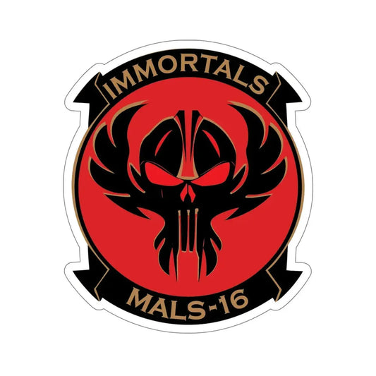 MALS 16 Immortals (USMC) STICKER Vinyl Die-Cut Decal 6 Inch - The Sticker Space