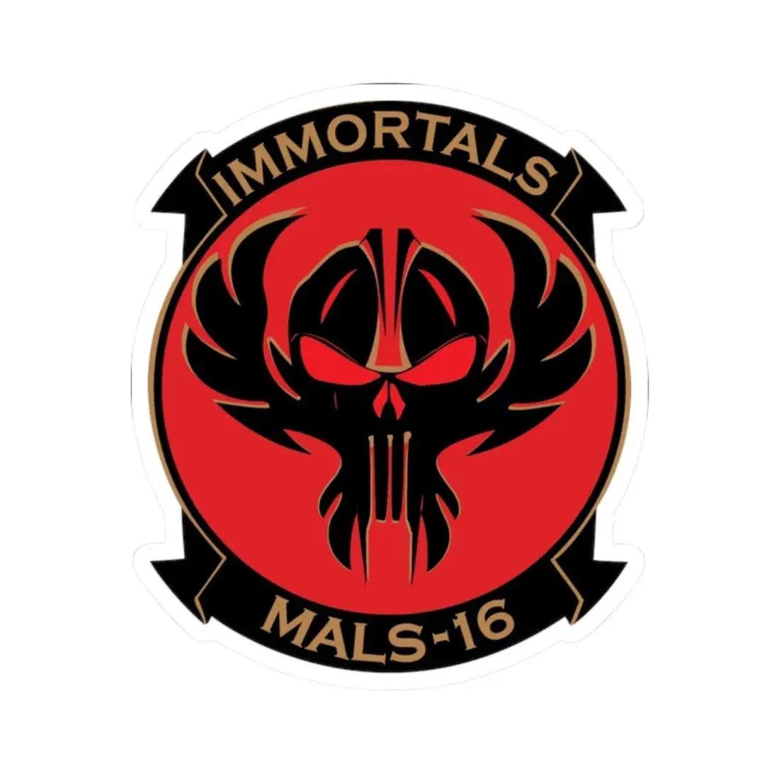 MALS 16 Immortals (USMC) STICKER Vinyl Kiss-Cut Decal - The Sticker Space