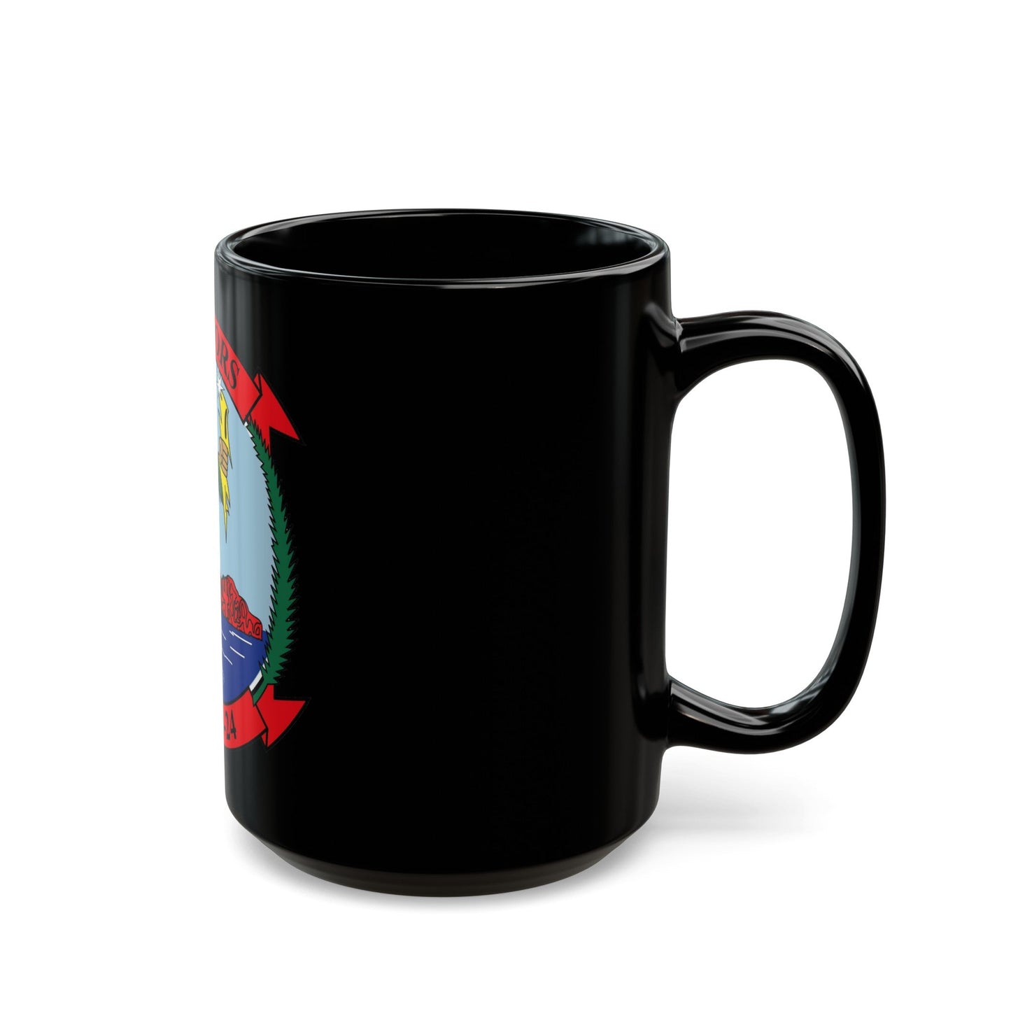 MALS 24 Warriors (USMC) Black Coffee Mug-The Sticker Space