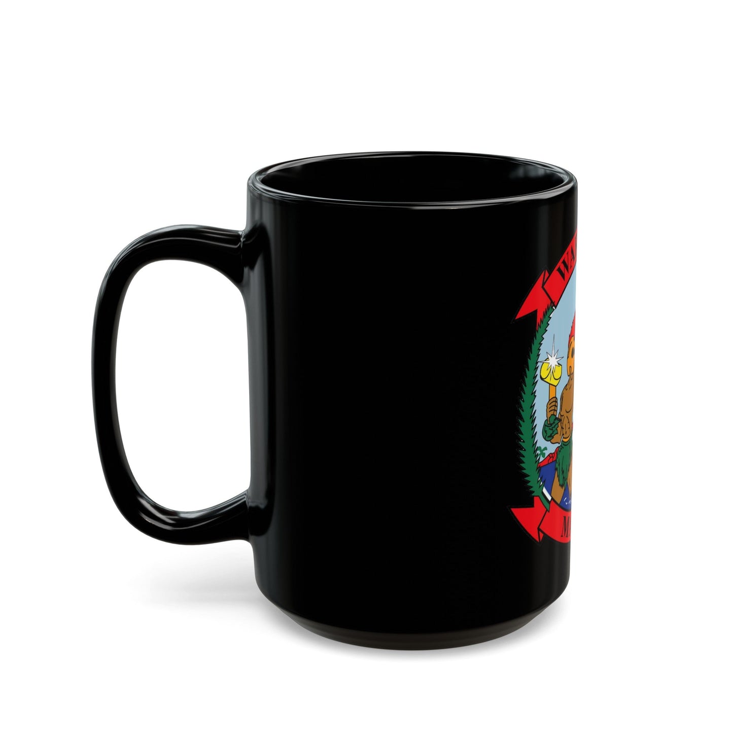 MALS 24 Warriors (USMC) Black Coffee Mug-The Sticker Space