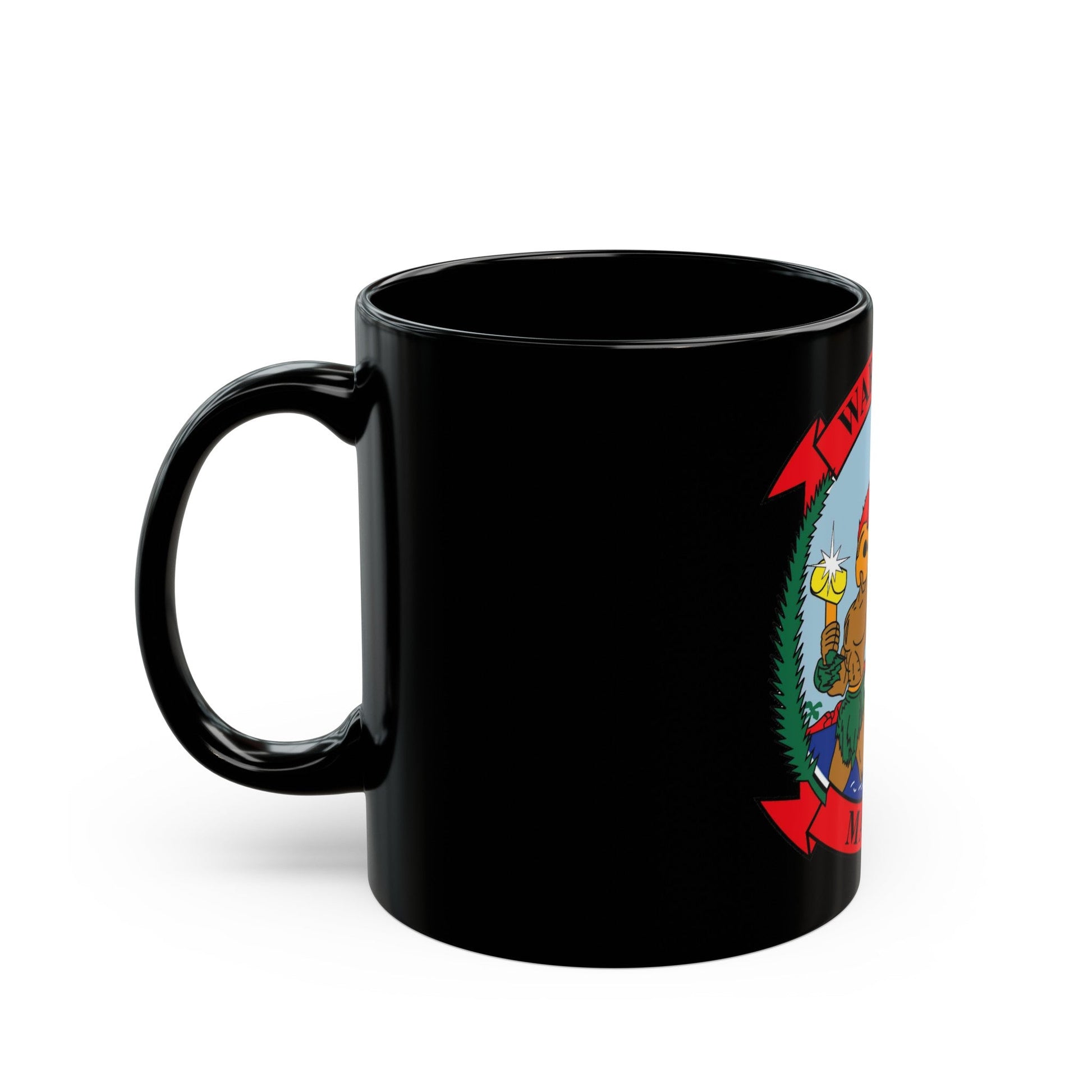 MALS 24 Warriors (USMC) Black Coffee Mug-The Sticker Space