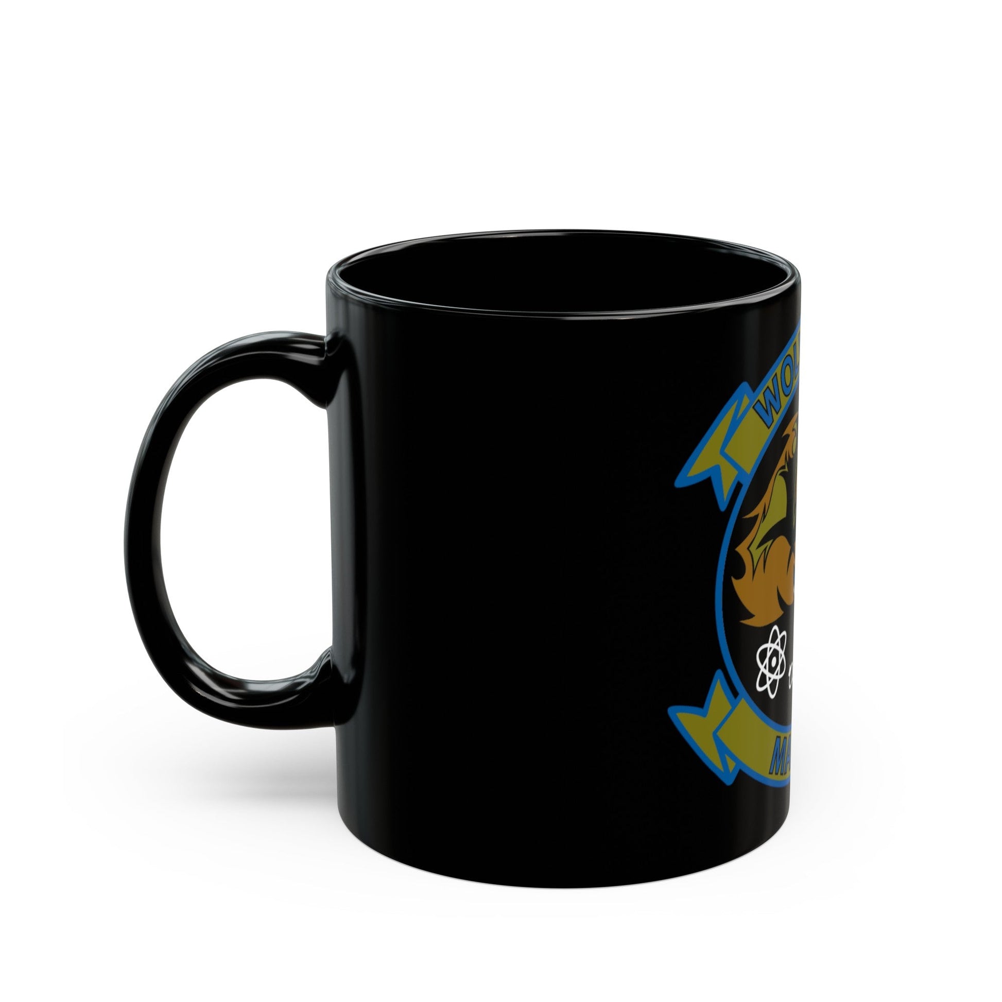 MALS 29 Wolverines (USMC) Black Coffee Mug-The Sticker Space