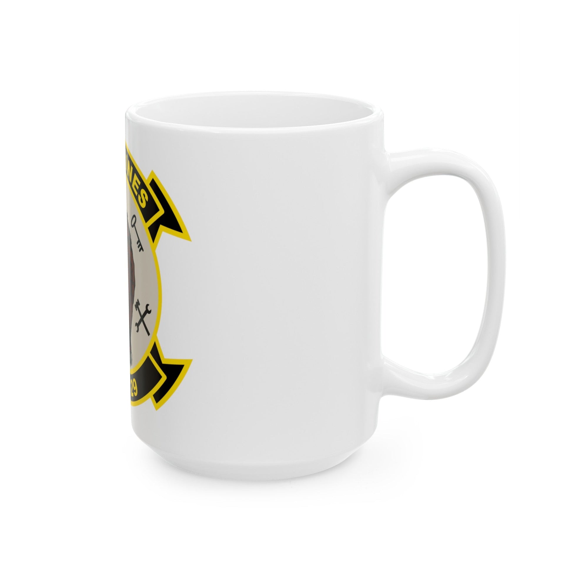 MALS 29 Wolverines v2 (USMC) White Coffee Mug-The Sticker Space