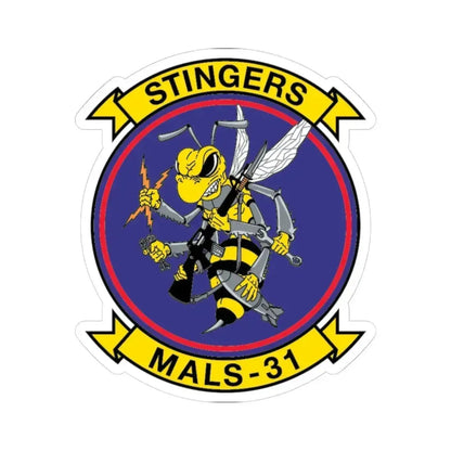 MALS 31 NEW 09 (USMC) STICKER Vinyl Kiss-Cut Decal 6 Inch White - The Sticker Space