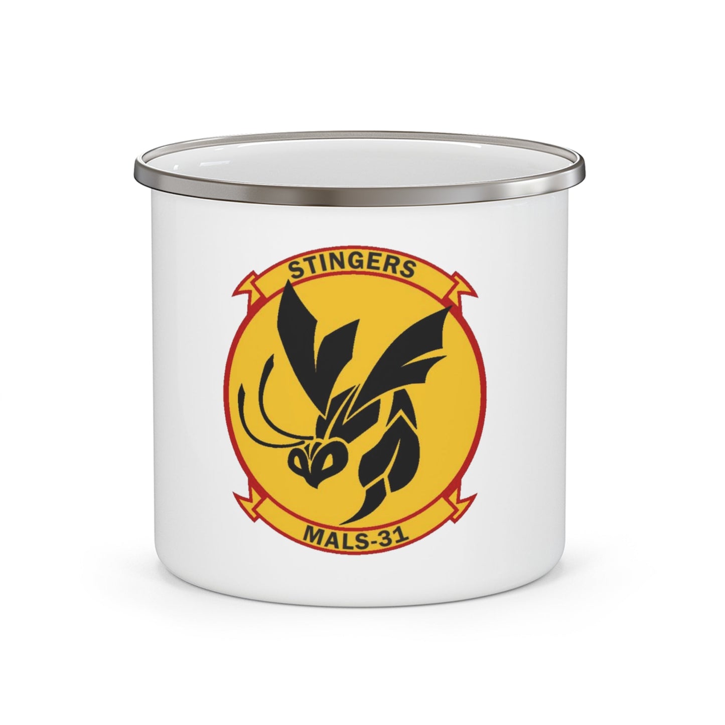 MALS 31 Stingers (USMC) Enamel Mug-12oz-The Sticker Space