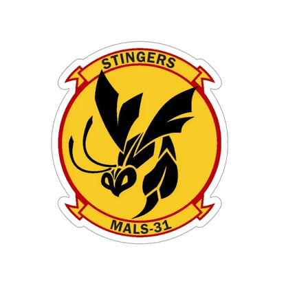 MALS 31 Stingers (USMC) STICKER Vinyl Die-Cut Decal 4 Inch - The Sticker Space