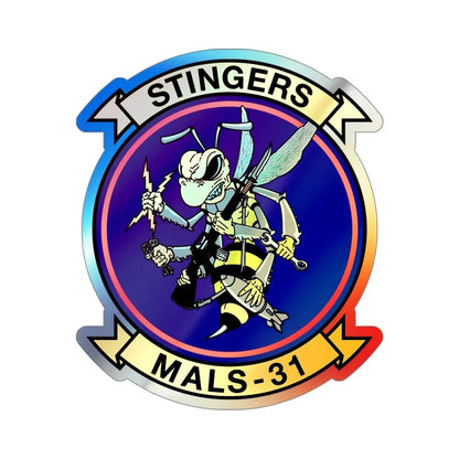 MALS 31 (USMC) Holographic STICKER Die-Cut Vinyl Decal - The Sticker Space