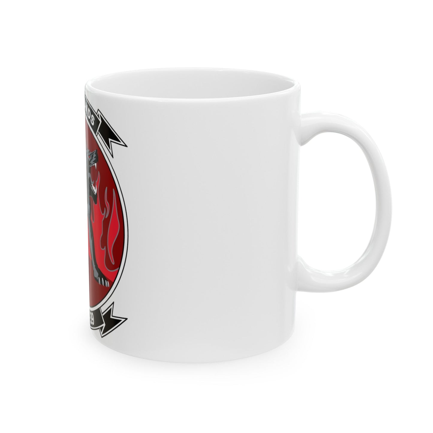 MALS 39 Hellhounds (USMC) White Coffee Mug-The Sticker Space