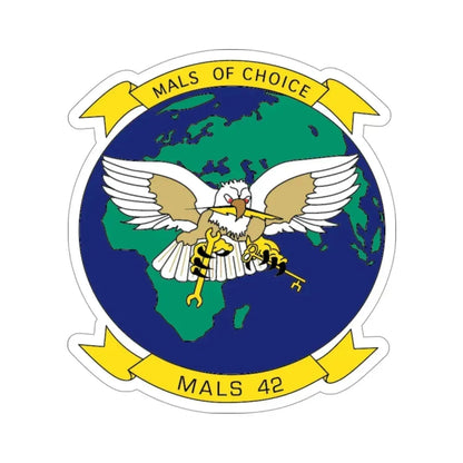 MALS 42 (USMC) STICKER Vinyl Die-Cut Decal 3 Inch - The Sticker Space