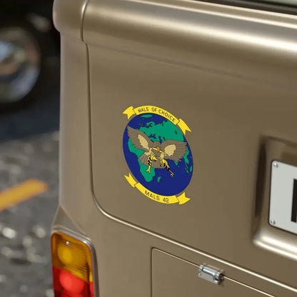 MALS 42 (USMC) Transparent STICKER Die-Cut Vinyl Decal - The Sticker Space