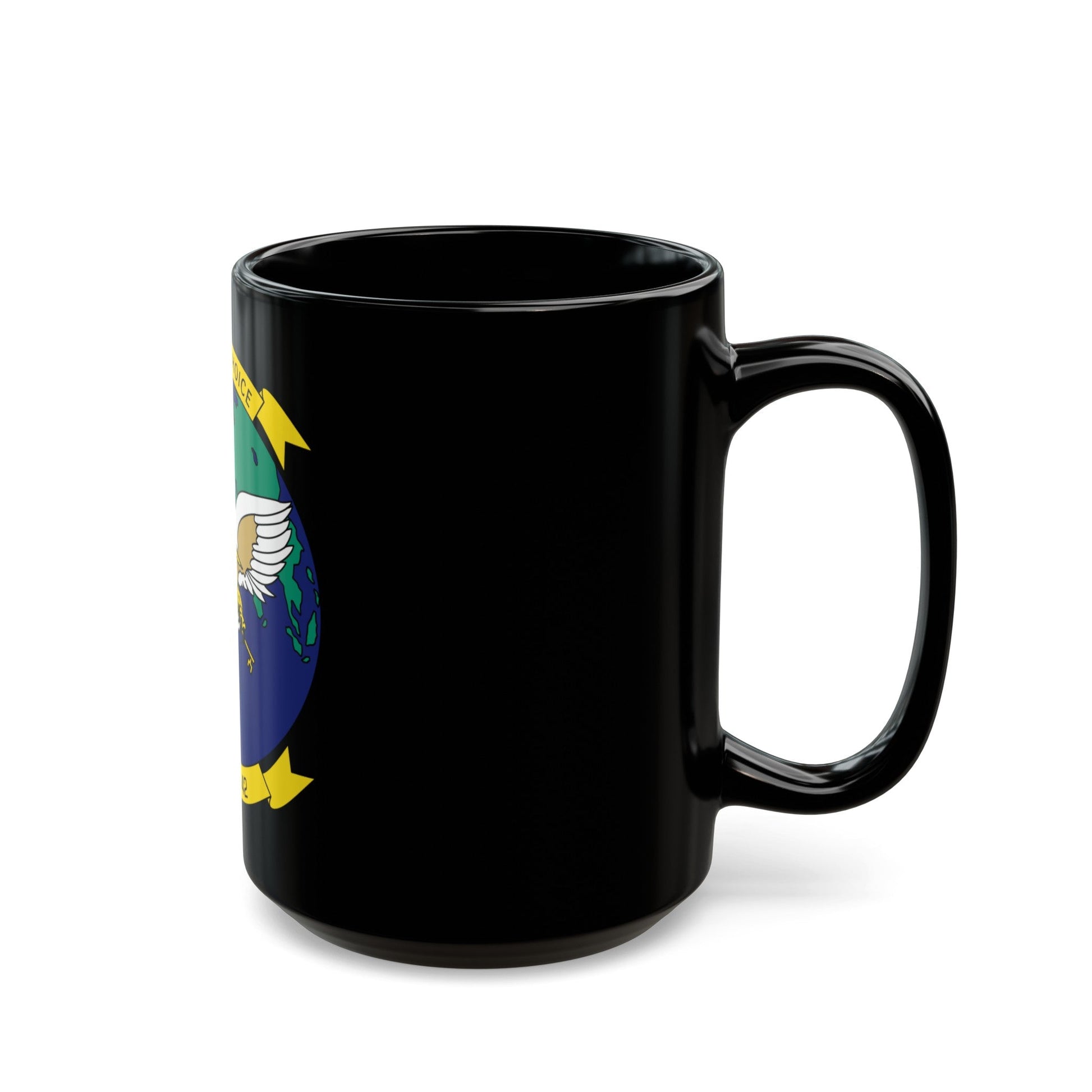 Mals Of Choice Mals 42 (USMC) Black Coffee Mug-The Sticker Space