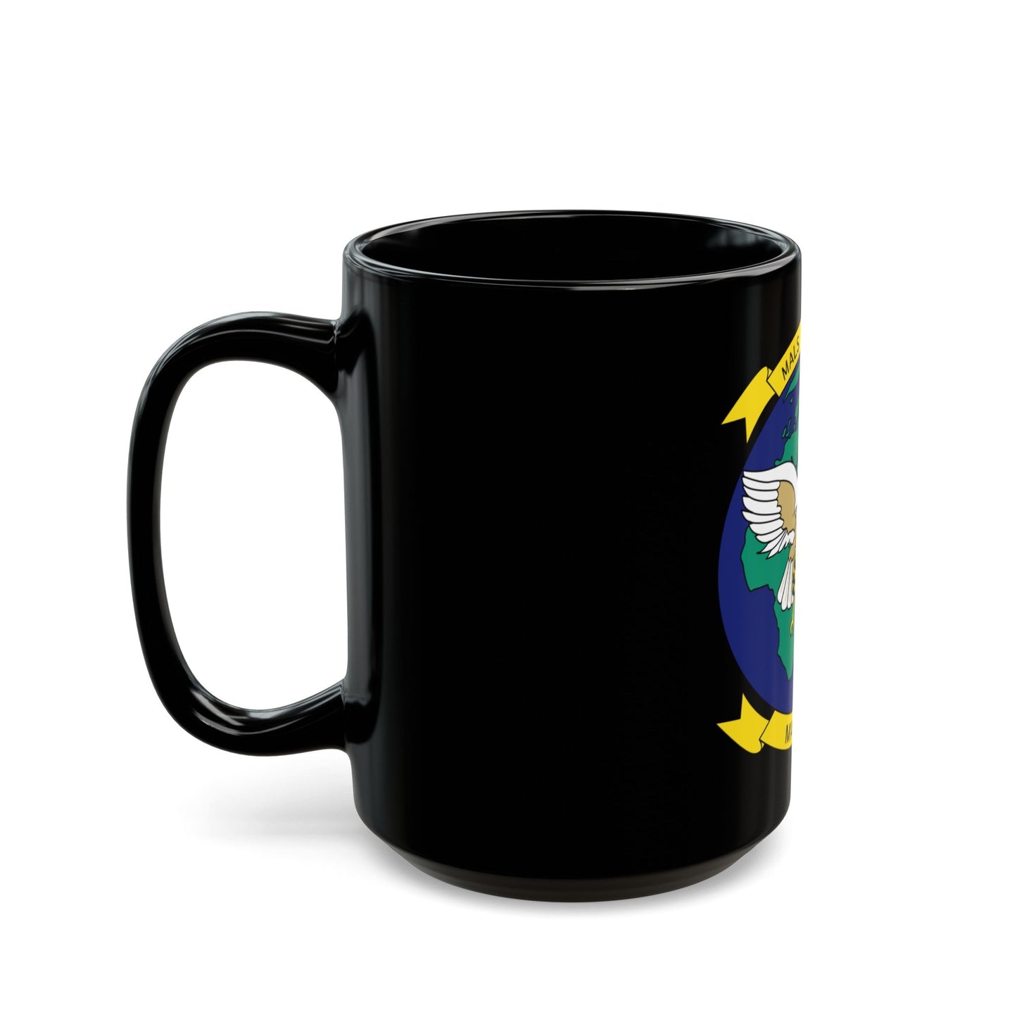 Mals Of Choice Mals 42 (USMC) Black Coffee Mug-The Sticker Space