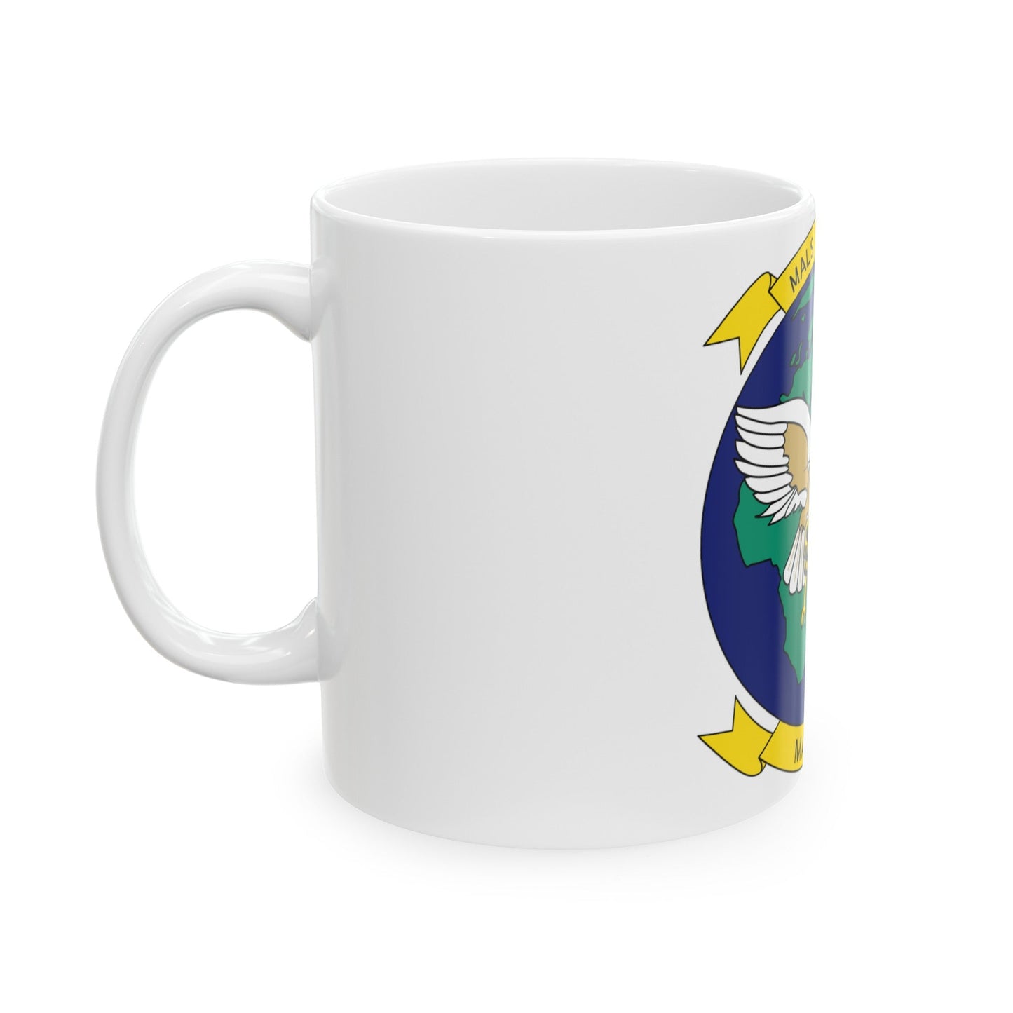 Mals Of Choice Mals 42 (USMC) White Coffee Mug-The Sticker Space