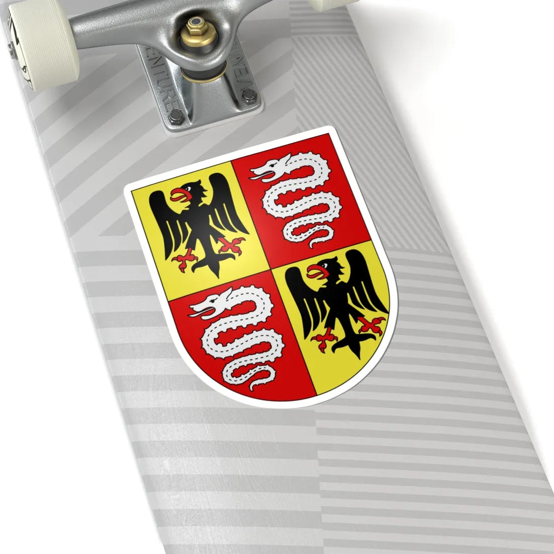 Malvaglia-coat of arms (Switzerland) (Coat of Arms) STICKER Vinyl Kiss-Cut Decal - The Sticker Space