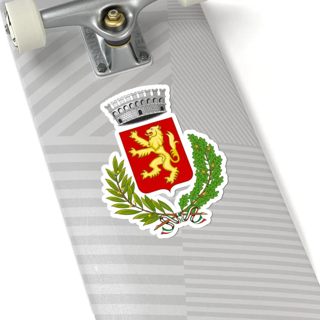 Malvagna-Stemma (Italy) (Coat of Arms) STICKER Vinyl Kiss-Cut Decal - The Sticker Space