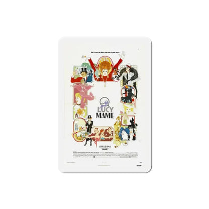 Mame 1974 Movie Poster Refrigerator Magnet 2 Inch - The Sticker Space