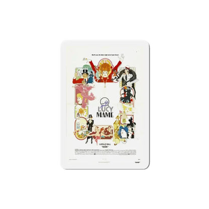 Mame 1974 Movie Poster Refrigerator Magnet 3 Inch - The Sticker Space