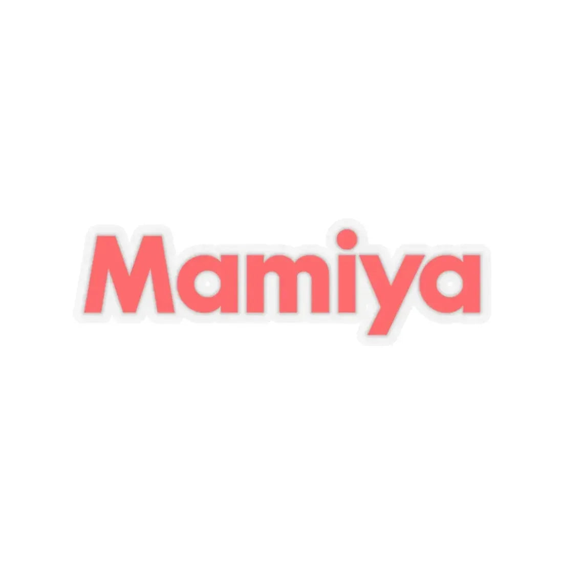 Mamiya Digital Imaging Co. Ltd. (Logo) STICKER Vinyl Kiss-Cut Decal 3 Inch Transparent - The Sticker Space