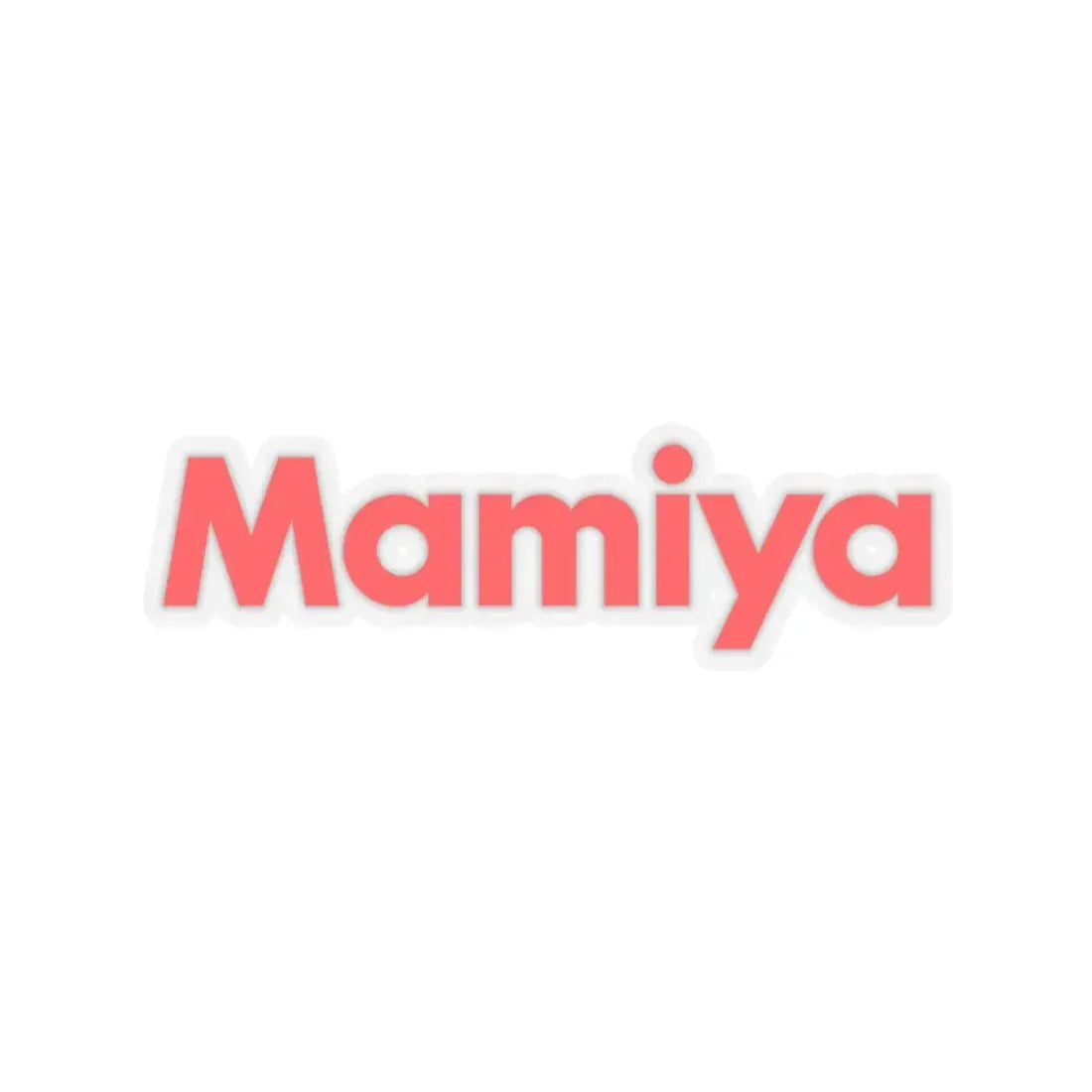 Mamiya Digital Imaging Co. Ltd. (Logo) STICKER Vinyl Kiss-Cut Decal 6 Inch Transparent - The Sticker Space
