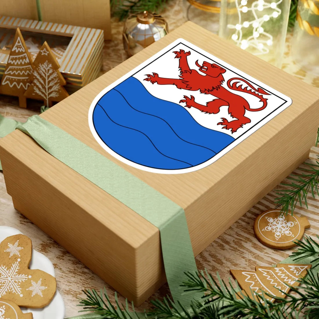 Mammern-blazon (Switzerland) (Coat of Arms) STICKER Vinyl Kiss-Cut Decal - The Sticker Space