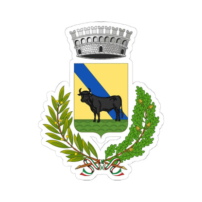 Mamoiada-Stemma (Italy) (Coat of Arms) STICKER Vinyl Kiss-Cut Decal 6 Inch White - The Sticker Space