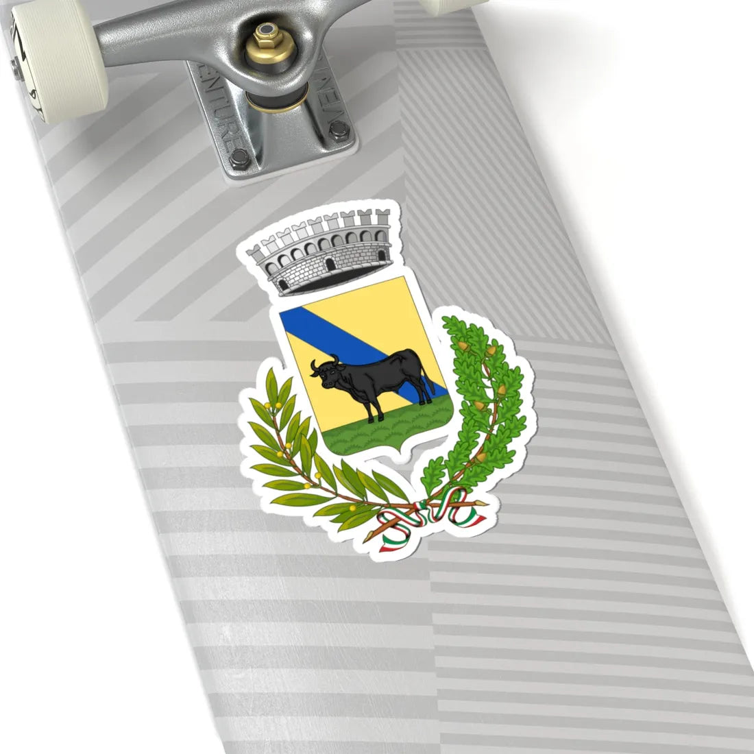 Mamoiada-Stemma (Italy) (Coat of Arms) STICKER Vinyl Kiss-Cut Decal - The Sticker Space