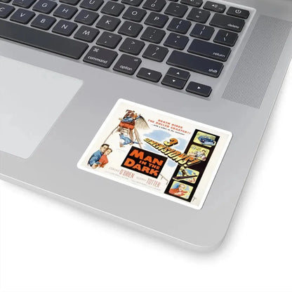 Man in the Dark 1953 Movie Poster - STICKER Vinyl Kiss-Cut Decal - The Sticker Space