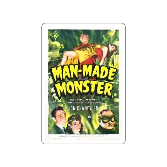 MAN-MADE MONSTER 1941 Movie Poster STICKER Vinyl Die-Cut Decal 2 Inch - The Sticker Space