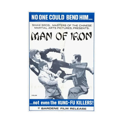 MAN OF IRON 1972 - Paper Movie Poster - The Sticker Space