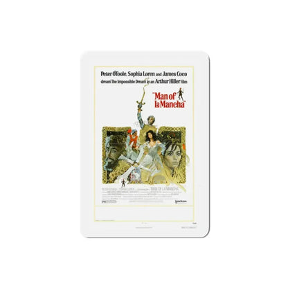 Man of La Mancha 1972 Movie Poster Refrigerator Magnet 2 Inch - The Sticker Space