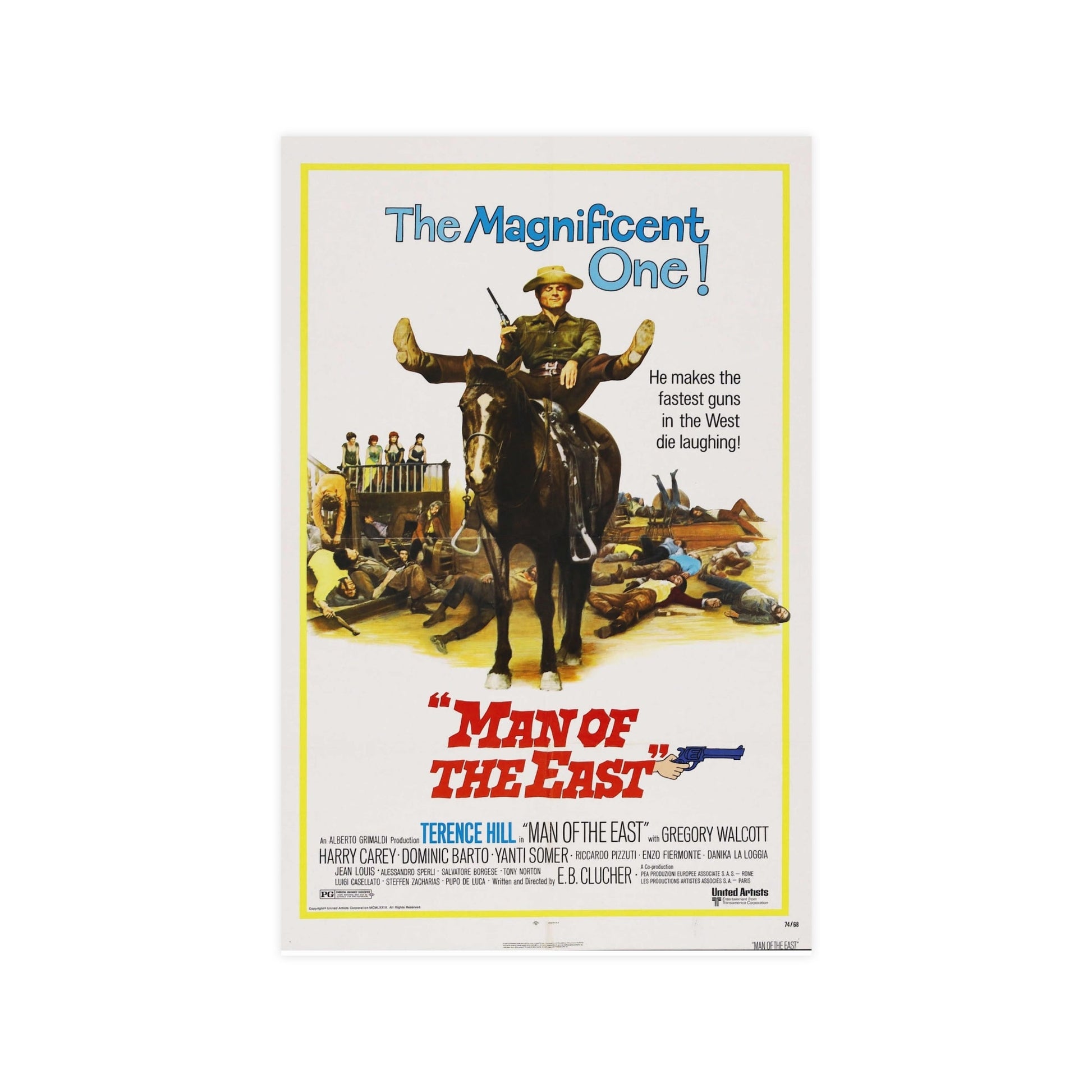 MAN OF THE EAST 1972 - Paper Movie Poster-11″ x 17″ (Vertical)-The Sticker Space