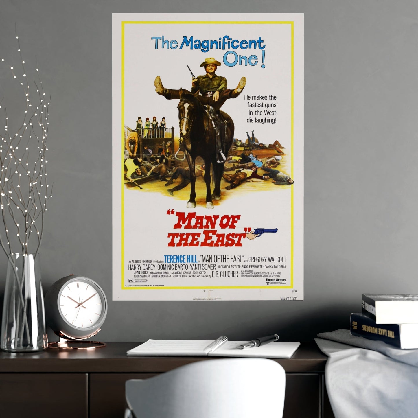 MAN OF THE EAST 1972 - Paper Movie Poster-The Sticker Space