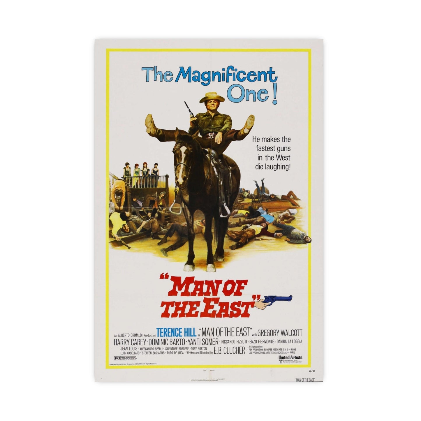 MAN OF THE EAST 1972 - Paper Movie Poster-16″ x 24″ (Vertical)-The Sticker Space
