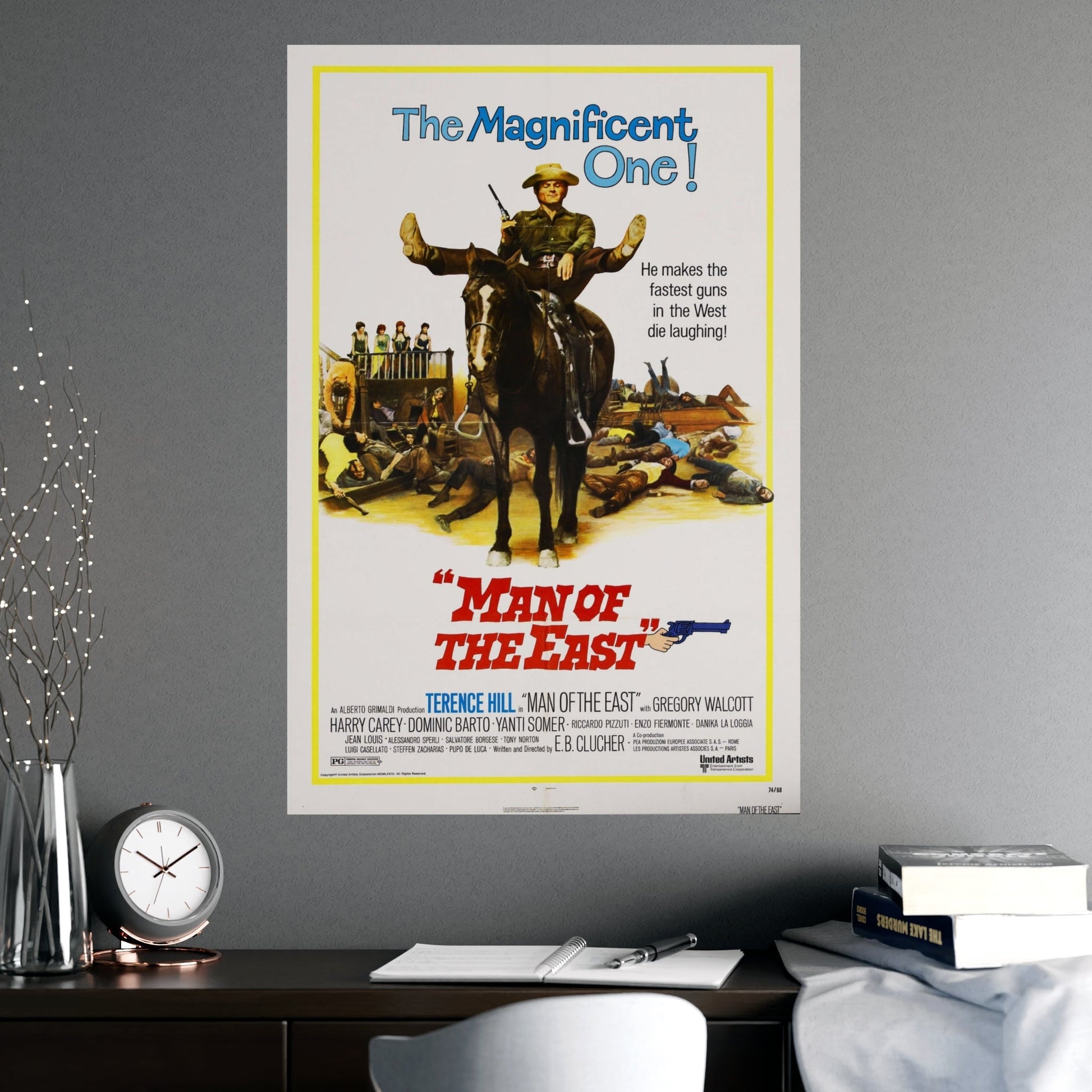 MAN OF THE EAST 1972 - Paper Movie Poster-The Sticker Space