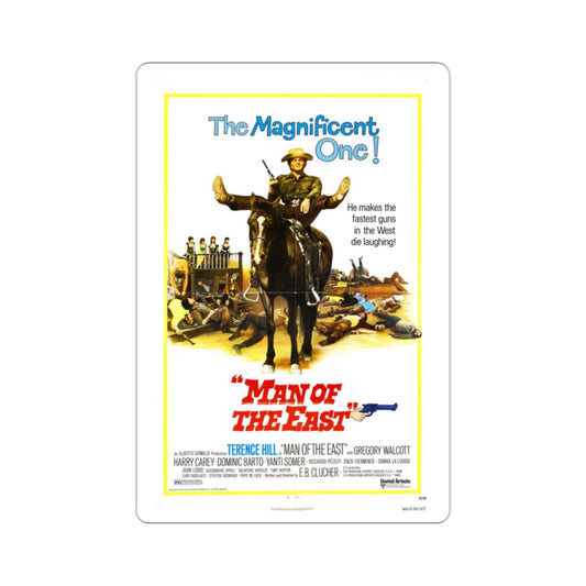 Man of the East 1974 Movie Poster STICKER Vinyl Die-Cut Decal-2 Inch-The Sticker Space