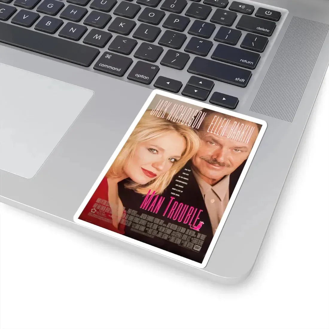 Man Trouble 1992 Movie Poster - STICKER Vinyl Kiss-Cut Decal - The Sticker Space