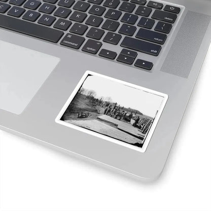 Manassas, Va. Confederate Fortifications, With Federal Soldiers 001 (U.S. Civil War) STICKER Vinyl Kiss-Cut Decal - The Sticker Space