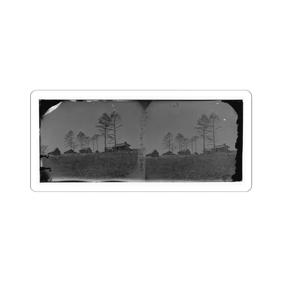 Manassas, Va. Confederate Winter Quarters (U.S. Civil War) STICKER Vinyl Kiss-Cut Decal 6 Inch White - The Sticker Space