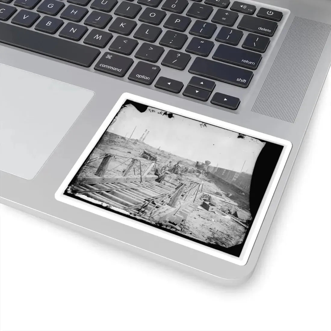 Manassas, Va. Orange and Alexandria Railroad Wrecked by Retreating Confederates (U.S. Civil War) STICKER Vinyl Kiss-Cut Decal - The Sticker Space