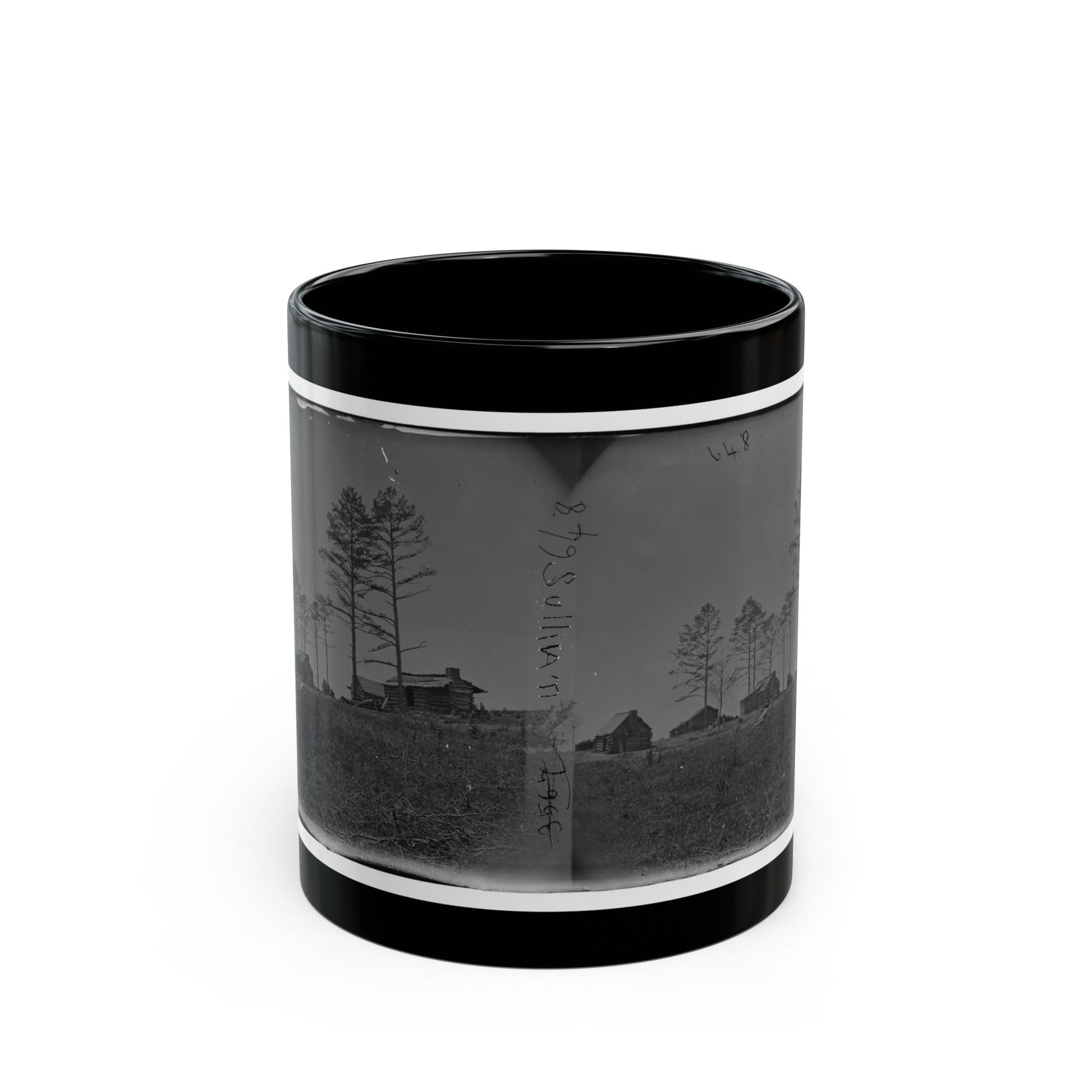 Manassas, Va. Confederate Winter Quarters (U.S. Civil War) Black Coffee Mug-11oz-The Sticker Space