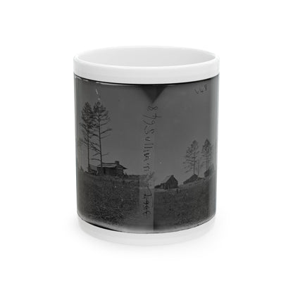 Manassas, Va. Confederate Winter Quarters (U.S. Civil War) White Coffee Mug-11oz-The Sticker Space