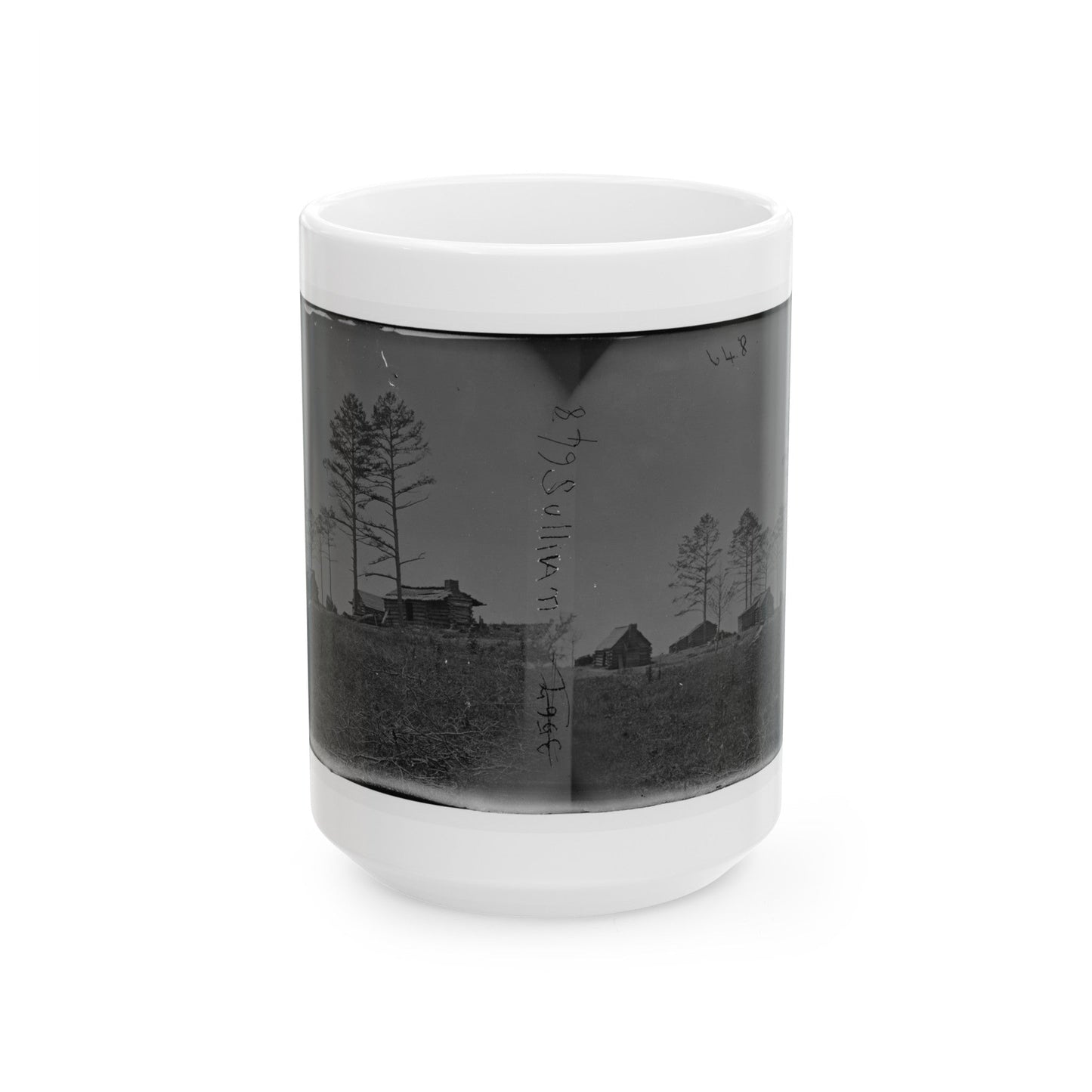 Manassas, Va. Confederate Winter Quarters (U.S. Civil War) White Coffee Mug-15oz-The Sticker Space