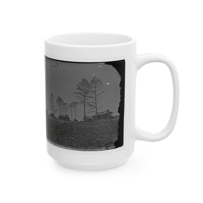 Manassas, Va. Confederate Winter Quarters (U.S. Civil War) White Coffee Mug-The Sticker Space