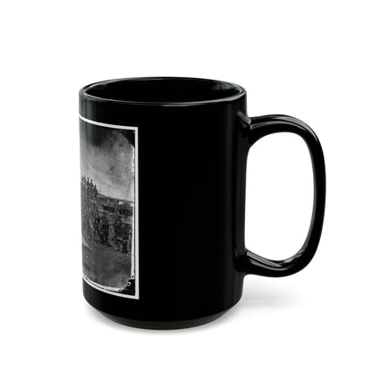 Manassas, Va. Men Of Co. C, 41st New York Infantry (U.S. Civil War) Black Coffee Mug-The Sticker Space