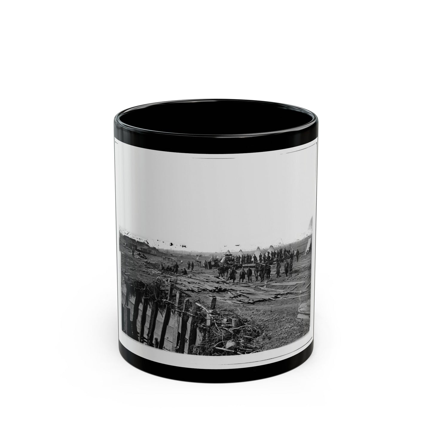 Manassas, Va. Provost Guard Of The 9th New York Infantry (U.S. Civil War) Black Coffee Mug-11oz-The Sticker Space