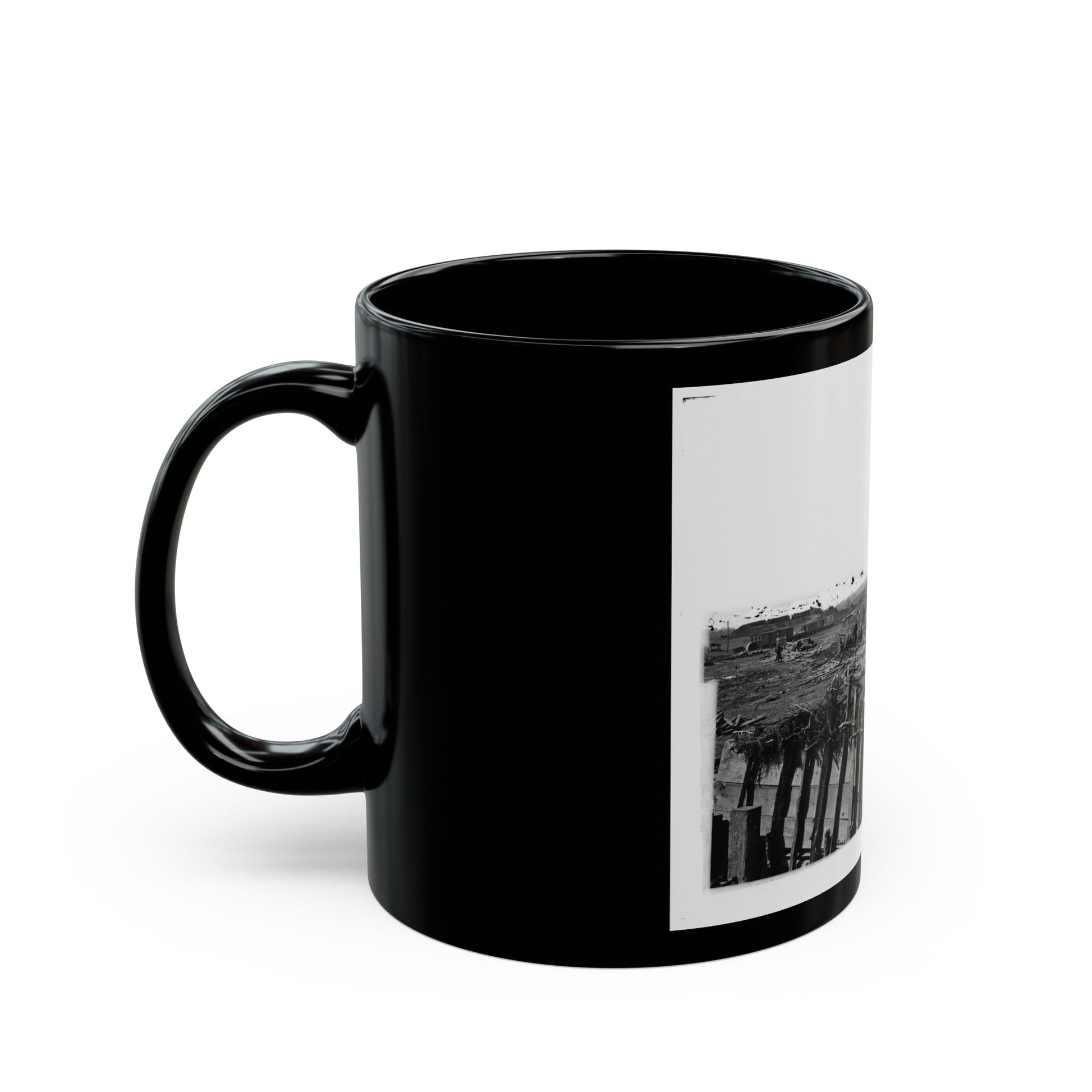 Manassas, Va. Provost Guard Of The 9th New York Infantry (U.S. Civil War) Black Coffee Mug-The Sticker Space