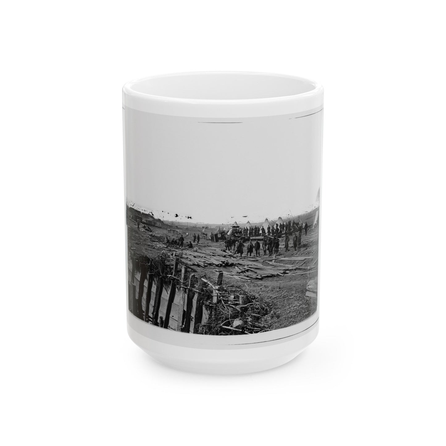 Manassas, Va. Provost Guard Of The 9th New York Infantry (U.S. Civil War) White Coffee Mug-15oz-The Sticker Space